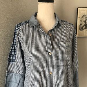 Marc By Marc Jacobs Tops - Marc by Marc Jacobs Patchwork Button Up Shirt Marc By Marc Jacobs Tops - Marc by Marc Jacobs Patchwork Button Up Shirt
